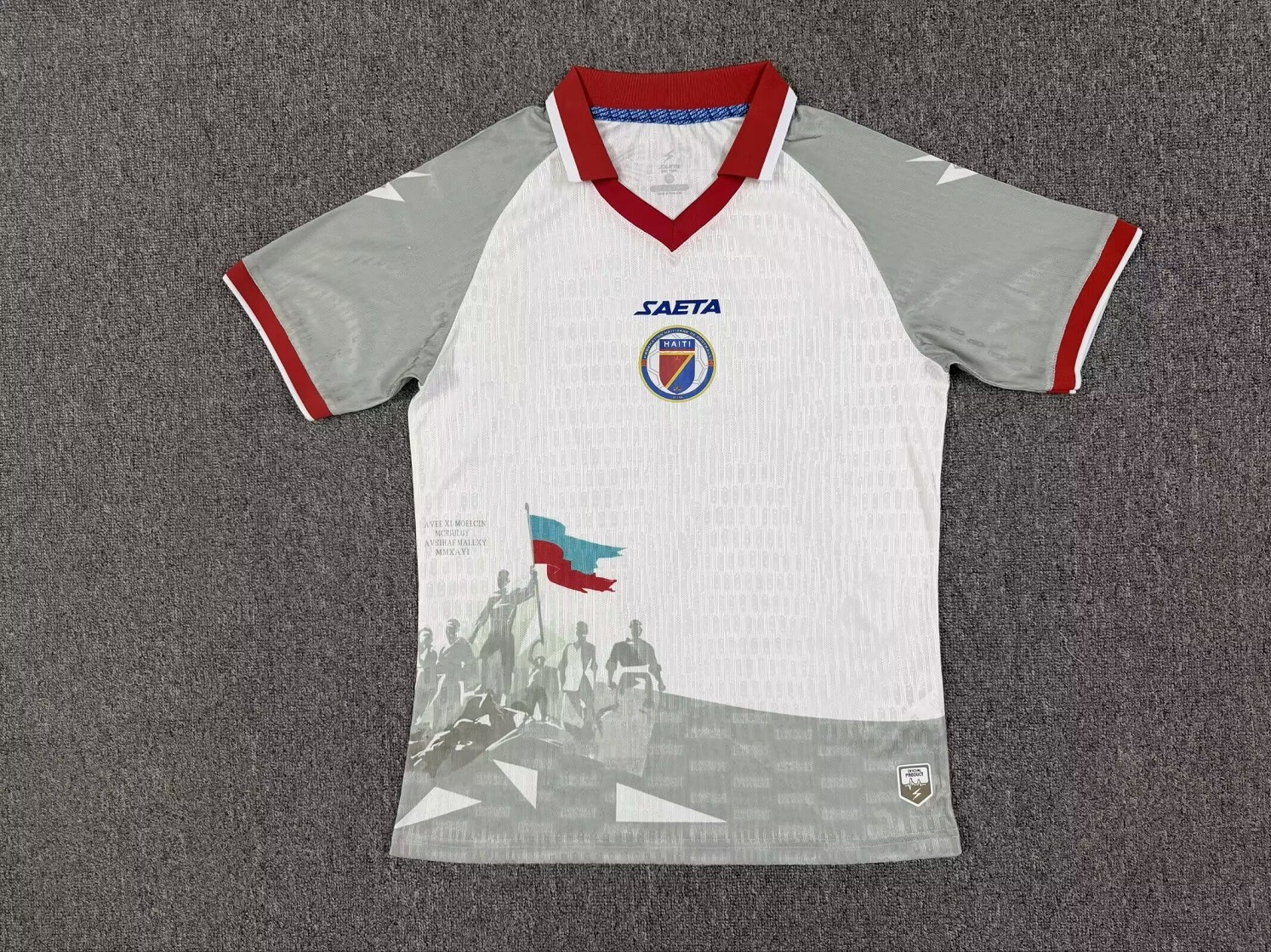 AAA Quality Haiti 2026 World Cup Away Soccer Jersey(Player)